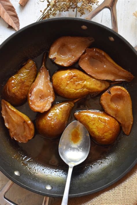 Caramelized Pears Julias Cuisine