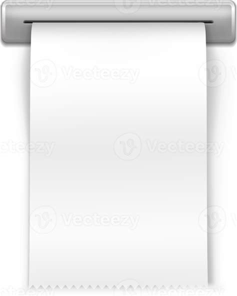 Sales Printed Blank Receipt 11835071 Png