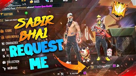 I Met Sk Sabir Boss In My Game Sk Sabir Boss Request Me Boss