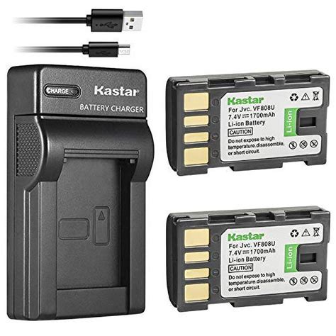 Kastar Battery X Slim Usb Charger For Jvc Bn Vf Bn Vf U