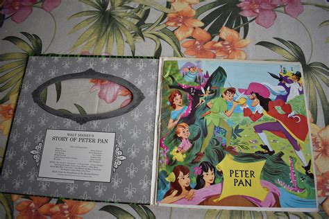 Walt Disney S Story And Songs From Peter Pan Vinyl Record Etsy