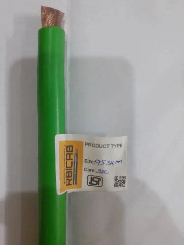 Rbicab 1 Core X 95 Sq Mm Flexible Copper Conductor Pvc Insulated At Rs 778 78 Meter Pvc