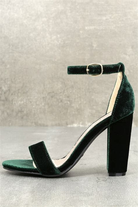 Cute Green Heels Ankle Strap Heels Dress Sandals Lulus