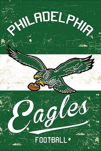 Trends International Philadelphia Eagles Retro Logo Wall Poster 22 375