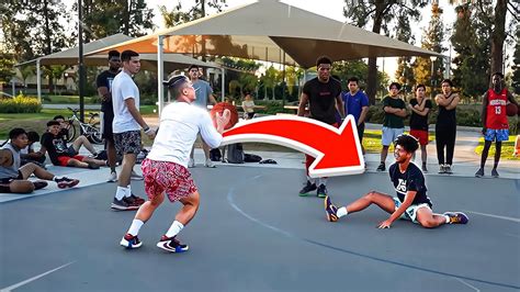 MY CRAZIEST ANKLE BREAKER Trash Talking 5v5 Basketball At The Park