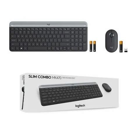 Logitech Mk470 Slim Wireless Combo Graphite Size Regular At Rs 3906 In Bengaluru