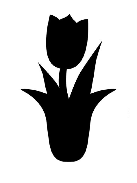 Free Printable Tulip Stencils And Templates