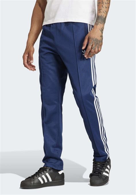 Adidas Originals Beckenbauer Tracksuit Bottoms Night Indigodark Blue Zalandoie