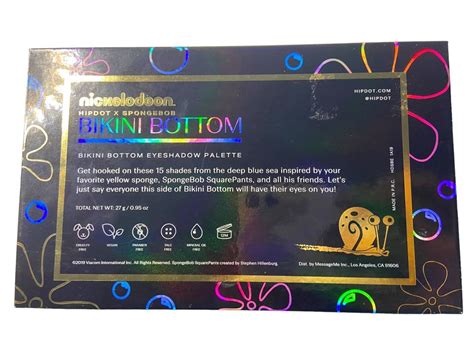 Hipdot X Spongebob Bikini Bottom Eyeshadow Palette G On Carousell