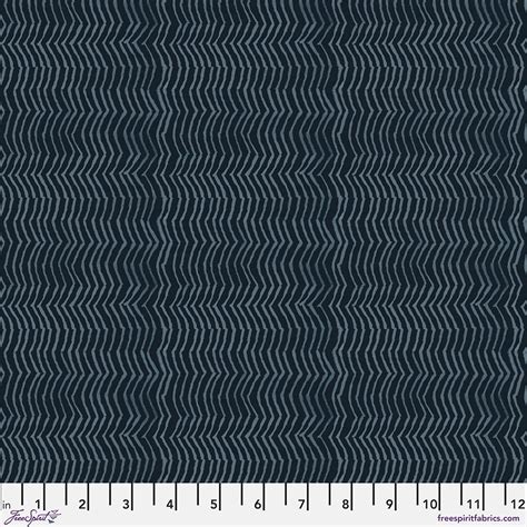 Freespirit Shell Rummel Touchstones Chevron Navy Pwsr