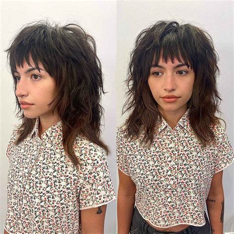 30 Greatest Ways To Pair A Wolf Cut With Bangs