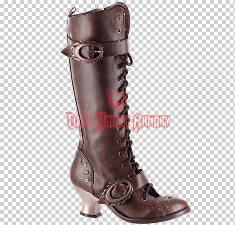 Zapatilla Steampunk Con Bota Hasta La Rodilla Bota Marr N Botas