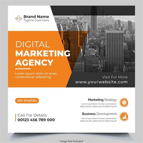 premium vector  social media post  digital marketing agency