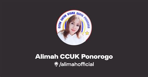 Alimah CCUK Ponorogo Instagram Facebook Linktree