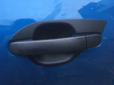 Ford Ranger T6 Door Handle Inserts Black Double Cab