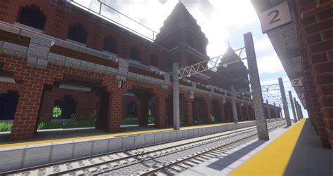 Central Station - Real Train mod Minecraft Map