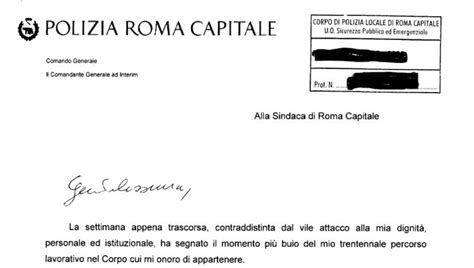 Stefano Napoli La Lettera Delle Dimissioni Del Comandante Dei Vigili