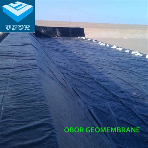 Thickness 0 5mm Anti Seepage Double Sided Smooth HDPE Liner Sheet For