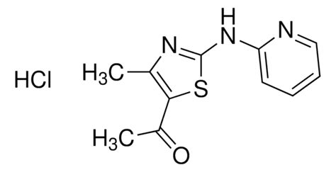 1 5 Methyl 3 2 Pyridylamino 2 4 Thiazolyl Ethan 1 One Hydrochloride