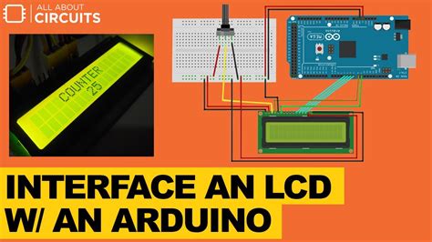 Interface An Lcd With An Arduino Youtube