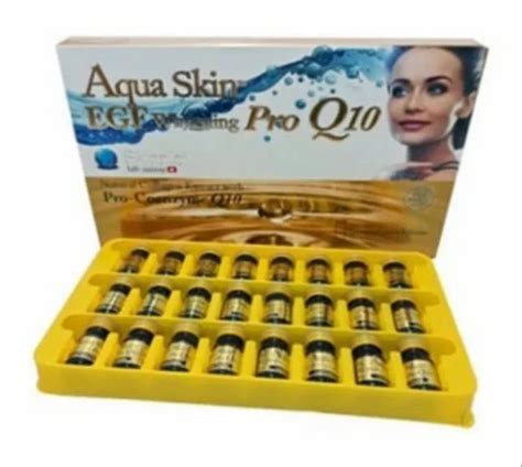 Aqua Skin EGF Whitening Pro Q10 Glutathione Skin Whitening Injection