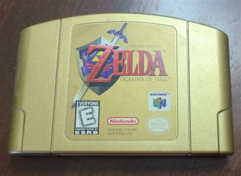 Legend Of Zelda Ocarina Of Time Collectors Edition Nintendo 64 Gold