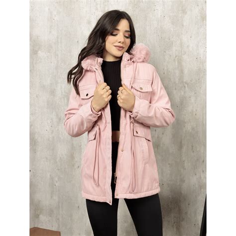 Sobretudo Feminino Parka Forro Pelinhos Capuz Shopee Brasil