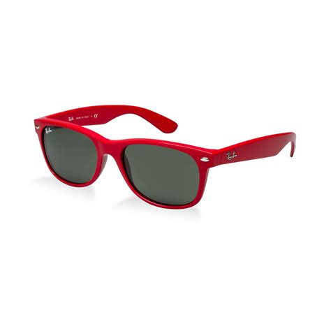 Ray Ban Wayfarer 54mm Red Southern Wisconsin Bluegrass Music Association