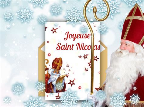 Joyeuse Saint Nicolas Carte Gratuite Carte Saint Nicolas