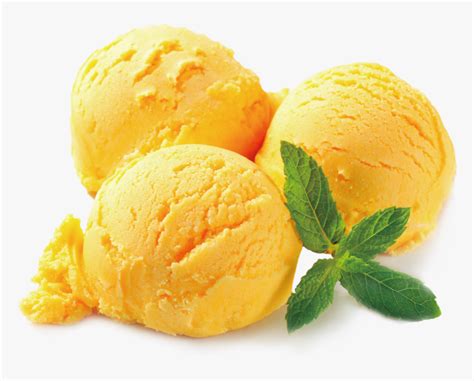 Mango Ice Cream Scoop Hd Png Download Transparent Png Image Pngitem