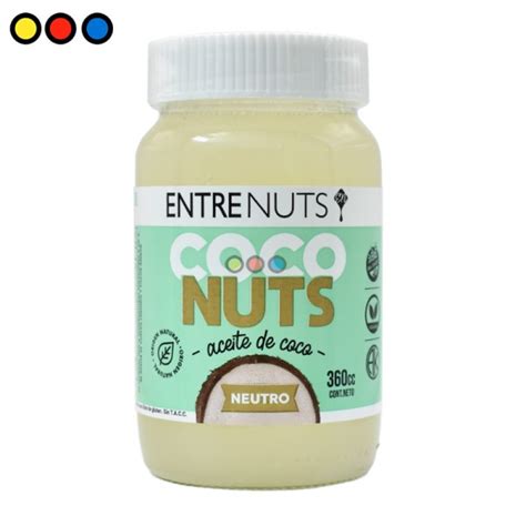 Aceite De Coco Entrenuts Neutro 360cc Distribuidora Pop