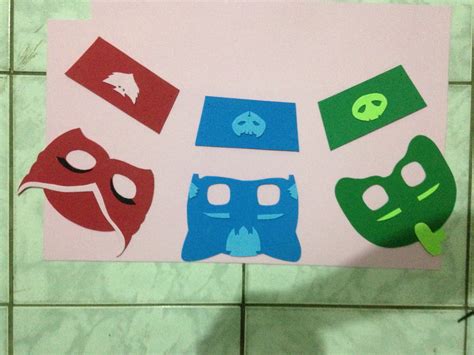 Kit 30 MÁscaras 30 Braceletes Em Eva Pj Masks Frete GrÁtis