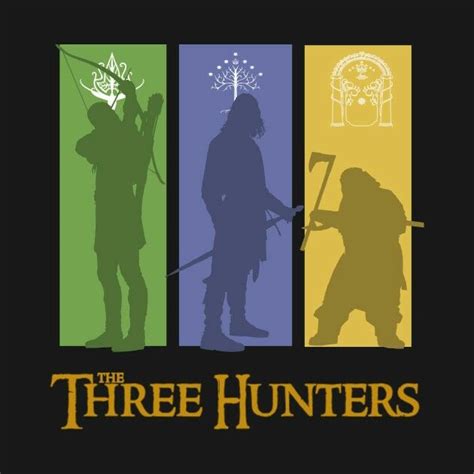 The Three Hunters Lord Of The Rings The Hobbit Hobbit Art