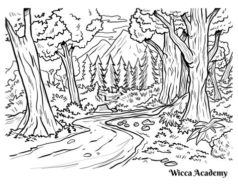 Coloring Pages Wicca Academy