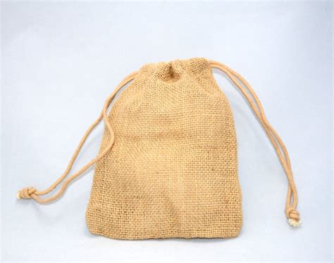 Jute Burlap Drawstring Bags 12 Pack 3 X 5 Inches By Brownbagweaver