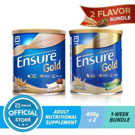 Ensure Gold Hmb Flavor Bundle Coffee And Wheat G Lazada Ph