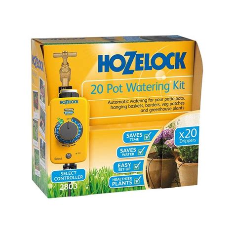 Hozelock 2803 Automatic Pot Watering Kit Candw Berry