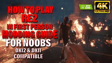 How To Play Resident Evil In First Person Mod Noob Guide Dx