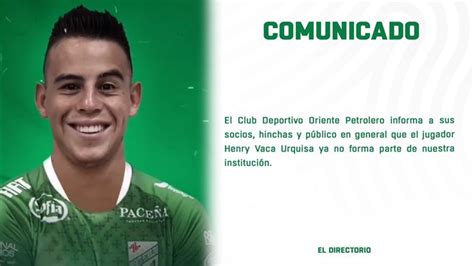 Henry Vaca Deja De Ser Jugador De Oriente Petrolero