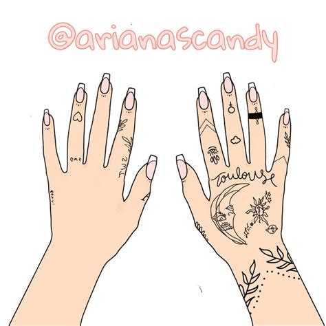 Ariana Hand Tattoos Pls Its Inverted Arianagrande Aritattoos