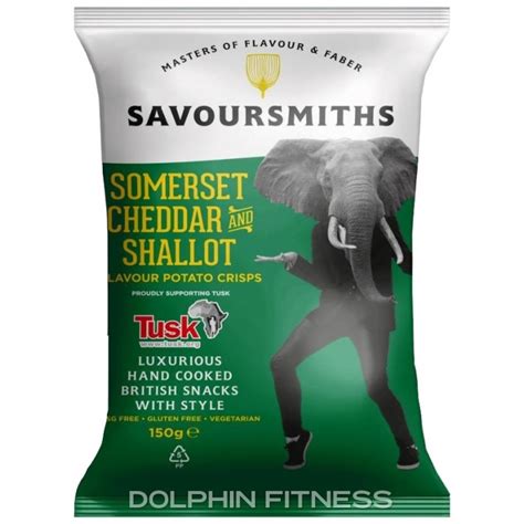 Savoursmiths Somerset Cheddar and Shallot Potato Crisps 1 x 150g