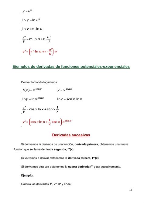 Calculo De Derivadas Pdf Descarga Gratuita