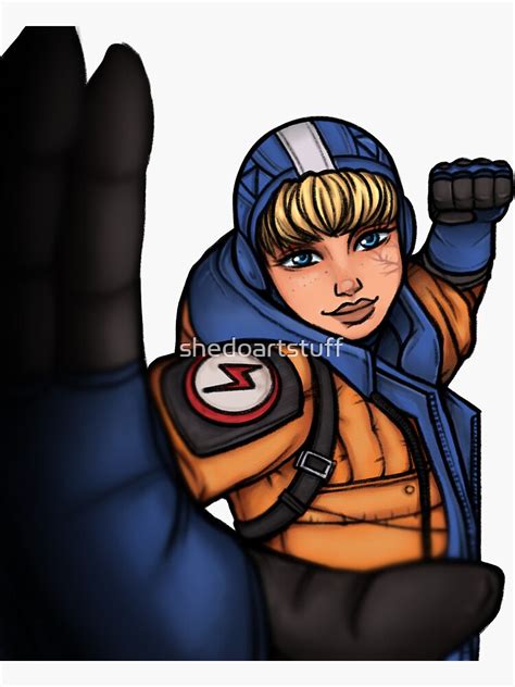 Wattson Apex Legends Sticker For Sale By Shedoartstuff Redbubble