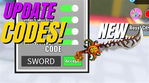 New Update Sword Codes [🎥skibi][endless ]⚔️sword Warriors Roblox