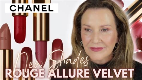 CHANEL SPRING 2023 ROUGE ALLURE VELVET LIPSTICKS Swatches Try On