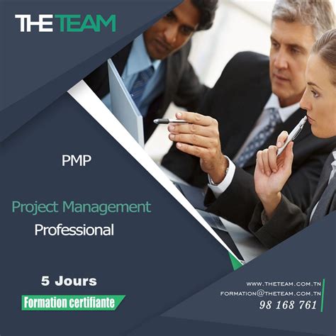 Formation Project Management Professional Pmi Pmp The Team Tunisie