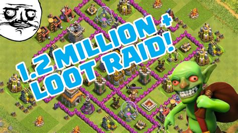 Clash Of Clans How To Get Loot Fast 12 Million Loot Massive Hog