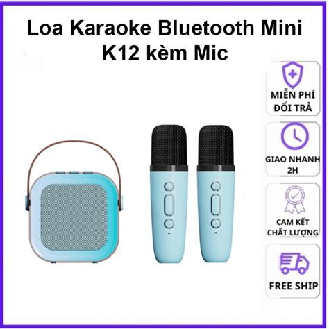 Loa Bluetooth Karaoke Mini K K M Mic Shopee Vi T Nam