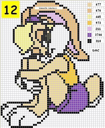 Schemi Looney Tunes Idee A Punto Croce Pixel Art Pattern Pixel Art