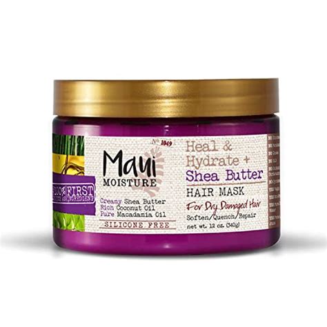 Maui Moisture Heal Hydrate Masque Capillaire Au Beurre De Karit